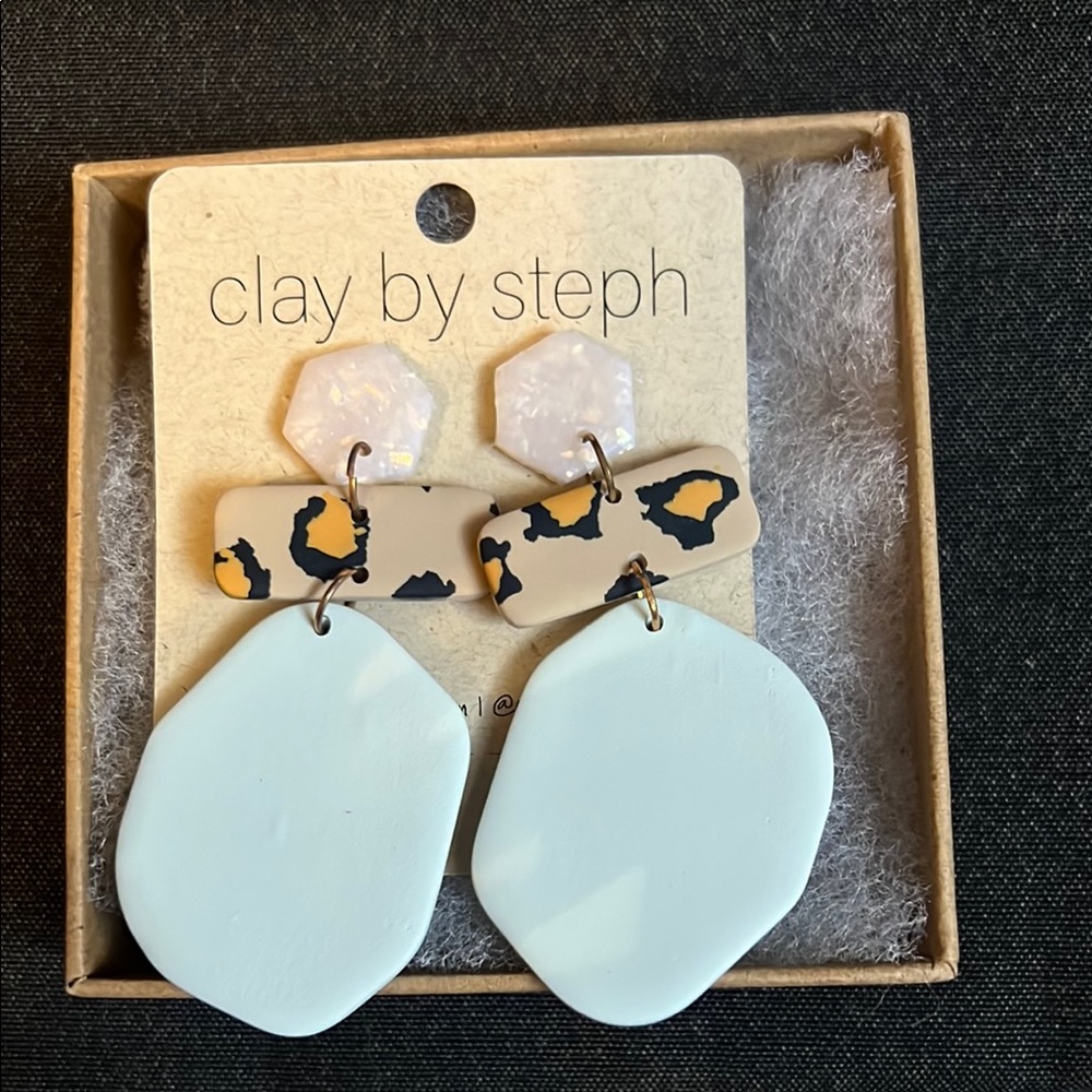 Clay by Steph Statement Earrings